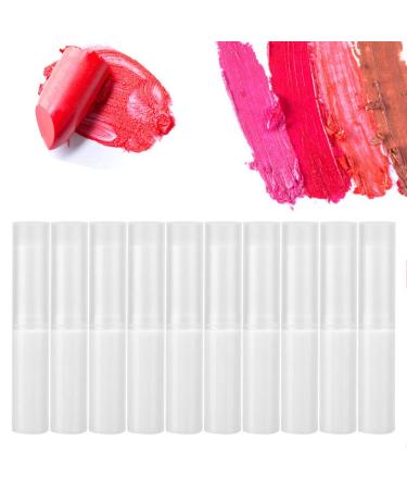 ZJchao Colorful Lip Balm Tubes Easy to Dispense for Filling with Lipstick Lip Gloss Easy Operation Meet Different Demands (09# lipstick tube white )