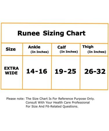 Runee Wide Leg Compression Socks 20-30mmHg for Wide Calves & Thighs - Beige | International Shipping Available - Buy Online on GoSupps.com