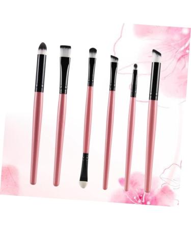 Housoutil 6pc Set Eyeliner Eyebrow Brush Eye Powder Brush Long Handle Eyeshadow Makeup Brush Cosmetics Brush Major Eye Shadow Brush - Buy Online on GoSupps.com
