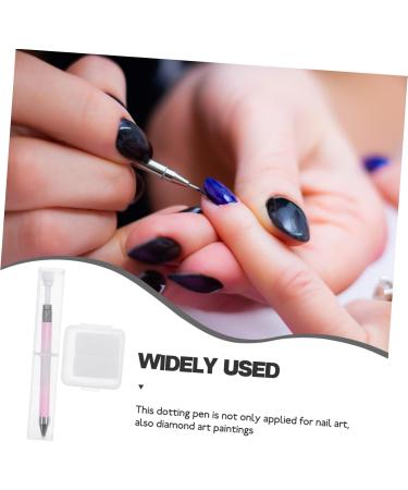 Beaupretty 1 Set Nail Art Drill Pen Striping Liner Brush Glue Pens for Crafting Nail Art Point Pen Diamond Picking Pen Diamond Art Wax Pen Manicure Painting Pens Glitter Nail Art Pen Abs - Buy Online on GoSupps.com