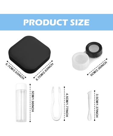 YTOOK Contact Lens Case with Mirror - White Perfect for Travel & Storage - Buy Online on GoSupps.com