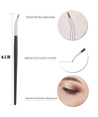 JASSINS Fine Angled Eyeliner Brushes Set - Precision Gel Eye Liner Makeup Brush (3 Pieces) - Buy Online on GoSupps.com