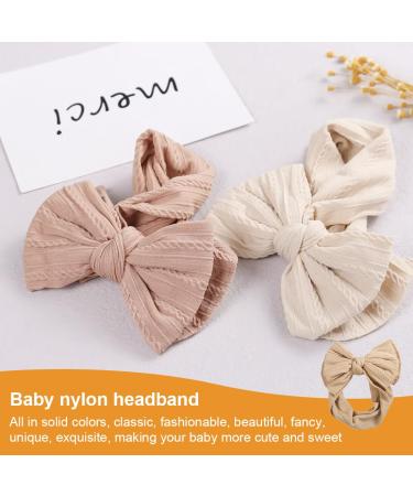 Shop Eihi 3-Pack Baby Front Ligaments for Girls | Soft & Elastic Nylon Forehead Bands - Perfect Baby Photo Accessories - Buy Online on GoSupps.com