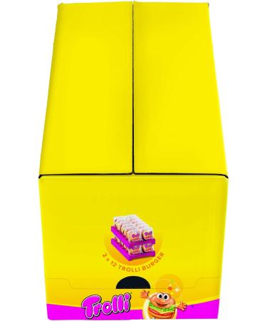  Trolli Trolli Mega Burger Candy 50gm x 24 - Buy Online on GoSupps.com