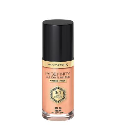 Max Factor Face-Finity All Day Flawless 3-In-1 SPF 20 Foundation Makeup in Soft Honey - 30ml (1 Ounce) - Buy Online on GoSupps.com
