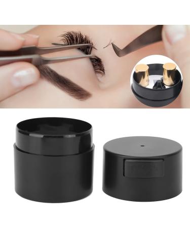 Sonew Optioanl Eyelash Glue Storage Negative Pressure Large Capacity Lash Extension Adhesive Container Jar for Eyelash Beauty Salon and DIY Artist Good Sealing Container for Eyelash(Black) - Buy Online on GoSupps.com