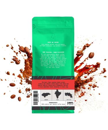 Coffee Beans 1kg Bag Whole Bean Coffee Dolce Vita Blend Coffee Beans Chocolate Nuts & Fruits Notes 100% Arabica & Robusta Dark Roast Fresh Coffee Single Origin (We Are Coffee Co) Whole Bean 1 kg (Pack of 1) - Buy Online on GoSupps.com