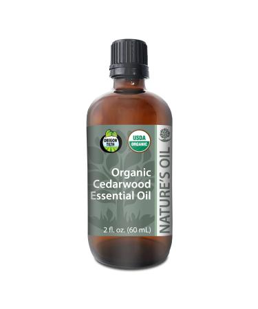 Nature's Oil Cedarwood Essential Oil 100% Pure USDA Certified Organic GC/MS Tested 60ml