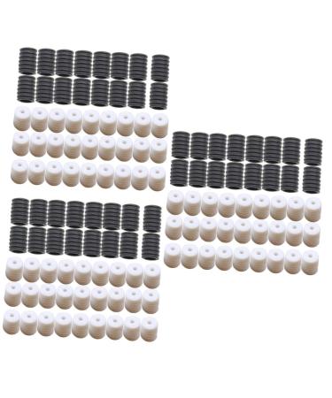 Gleavi 600 pieces of zip stop anti -slip hook for masks anti -slip cord buckle hearing protection mask hooks elastic rope locks clipping elastic 1 0.6cmx3pcs