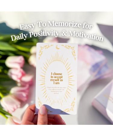 Self-Love Affirmation Cards for Women | 75 Daily Inspirations for Meditation Manifestation & Self-Care Oracle Deck - Buy Online on GoSupps.com