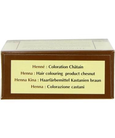 Henne Natur Chestnut Hair Colour Powder 90 g - Buy Online on GoSupps.com