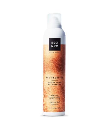 SGX NYC Brunette Dry Shampoo - 6.5 Oz - For Darker Hair ColorsOrRoots - Instantly Revitalizes and Refreshes Hair for Volume Between Washes - Sulfate and Paraben Free, Clear 6.5 Ounce (Pack of 1)