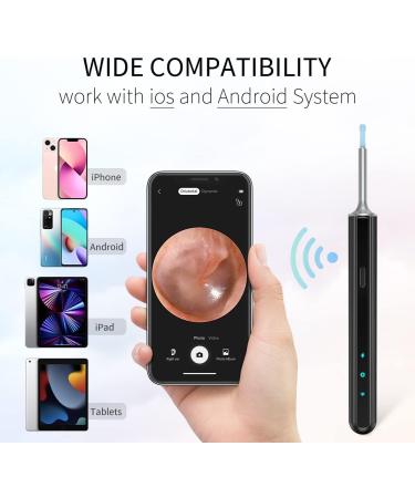 Wireless Ear Otoscope 1080P FHD Earwax Cleaner - Safe & Easy Ear Wax Removal Tool for Kids, Adults, Pets - Buy Online on GoSupps.com
