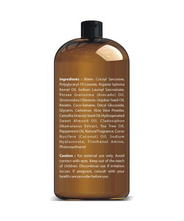 First Botany Tea Tree Mint Hand Soap - Natural Liquid Hand Soap with Peppermint, Jojoba & Coconut Oil - 16 oz - Buy Online on GoSupps.com