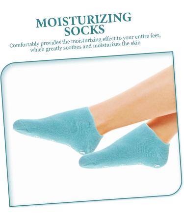 Healeved 6 Pairs Gel Socks Lotion Socks Foot Moisturizing Socks Cracked Heel Repair Heel Socks for Dry Cracked Feet Womens Socks Foot Caring Socks Nursing Cover Spa Women's Vegetable Gel - Buy Online on GoSupps.com