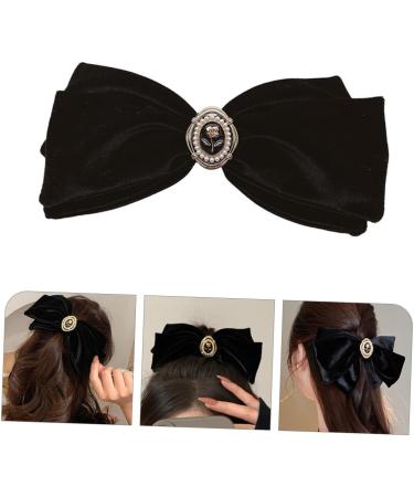 minkissy Bowknot Pearl Hair Women Hairpin Bow Hair Flower Hair Clips for Women Hair Clips Bows Pearl Hair Clips Hair Bows for Women Girls Barrettes Spring Clip Cloth Fashion Woman - Buy Online on GoSupps.com
