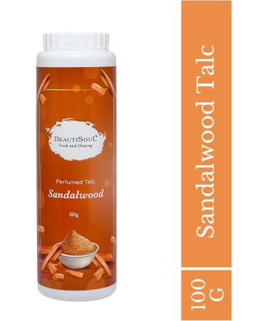 Sandalwood Perfumed Talc for Men & Women | Niacinamide Infused Soft & Absorbent | Summer Essential - 100g - Buy Online on GoSupps.com