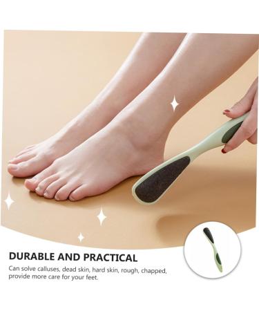 Housoutil Foot Rubbing Board Spray Talcum Pedicure Foot Scraper Pedicure Foot Care Tool Foot Care Pedicure Heel Hard Skin Remover Plastic Scraper Foot File Grinding Tool Household TPR - Buy Online on GoSupps.com