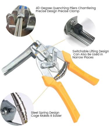 Widybord Type M Nail Ring Pliers Type M Nail Ring Pliers Type M Nail Ring Pliers Thickened for Manual Tying (M Nail +3000Clips) - Buy Online on GoSupps.com