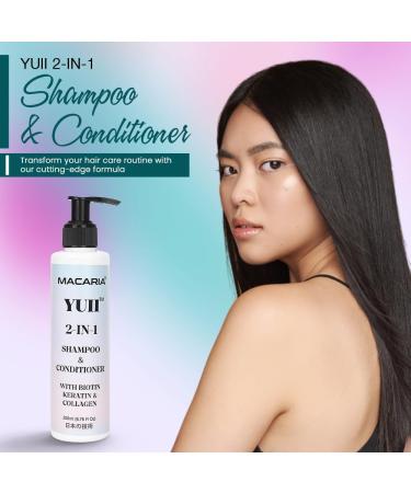 Macaria Herabl Pvt Ltd Yuii Biotin Shampoo With Conditioner for black hair growth women - Buy Online on GoSupps.com