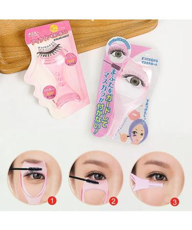 2 Pcs 3-IN-1 Mascara Shield Applicator for Natural Looking Lashes - Eyelash Guard Tool - Buy Online on GoSupps.com