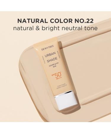 DEWYTREE Urban Shade Cover & Fit Sun SPF 50+ Pa++++ Mini Set - Tinted Face Moisturizer - Buy Online on GoSupps.com