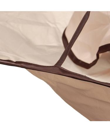 OFKPO Hair Cutting Cloak Umbrella Hair Cutting Cape for Adult Foldable Barber Cloak Waterproof Adjustable for Home Hair Salon Barber Beige - Buy Online on GoSupps.com