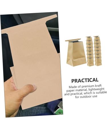 Healvian Kraft Paper Bags 60 Pcs - Mini Trash Bags for Travel and Vomit Disposal - Buy Online on GoSupps.com