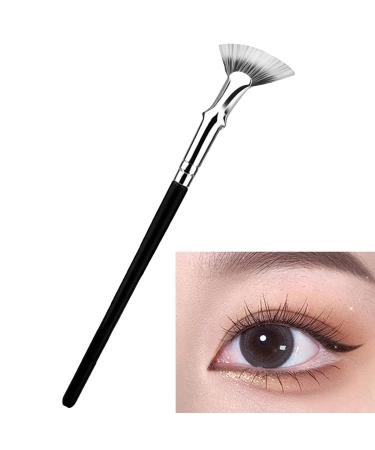 Mascara Fan Brush 120 Angled Fan Shaped Mascara Brushes Beginners Makeup Artists Eyelash Brush Separate and Lengthen Each Lash Brush for Mascara Clumps Removal