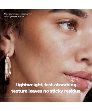 JMsolution Marine Luminous Pearl Sunscreen SPF50 Broad Spectrum UV Protection Moisturizing & Lightweight No White Cast 1.69 fl oz - Buy Online on GoSupps.com