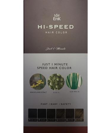 1 Minute Hi-Speed Hair Color #55 Wine Brown - Fast-Acting Hair Dye 17.64 oz | Shop Internationally - Buy Online on GoSupps.com