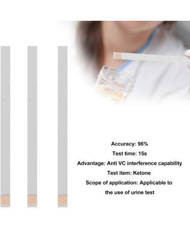 100 Pcs Ketone Reagent Strips Human Urine Test Strip Keto Strips Urine Test Kit Portable Urinalysis Test Strips for Keto Dieters 15s Accurate Results VC Resistant - Buy Online on GoSupps.com