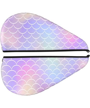 Fish Scale Microfiber Hair Towel - Soft Super Absorbent Coral Velvet Wrap for Long Curly & Thick Hair Quick Drying Hair Cap for Women - Buy Online on GoSupps.com