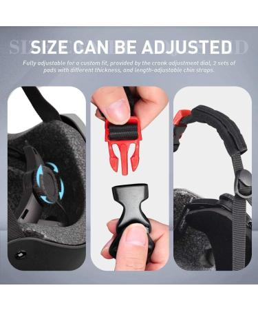 JBM Skateboard Helmet Adult | Multi-Sports Helmet for Skateboarding, Scooter, Roller Skating | Black Large - Buy Online on GoSupps.com