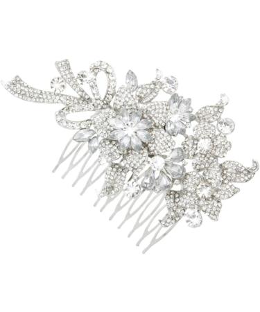 DOITOOL Hair Teasing Comb Diamond Headpiece Flower Hair Accessories Crystal Headpiece Women Hair Comb Rhinestone Headpiece Bowknot Hair Comb Tiara The Flowers Bride South Korea - Buy Online on GoSupps.com