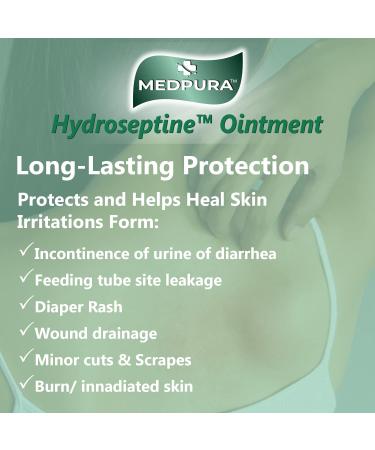 Hydroseptine Ointment 3.53 oz (100g) by MEDPURA | Made in USA | Compare to Calmoseptine | Soothing Relief - Buy Online on GoSupps.com