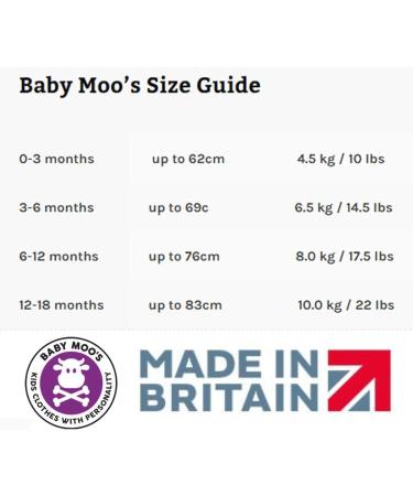 Baby Moo's BOOBAHOLIC Pro Breastfeeding Baby Grow Bodysuit | Unisex New Baby Gift | UK Made 3-6 Months - Buy Online on GoSupps.com