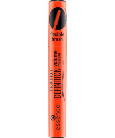 Essence Maximum Definition Mascara - Vegan Flexible Brush for Volume & Definition No. 01 Black - Buy Online on GoSupps.com
