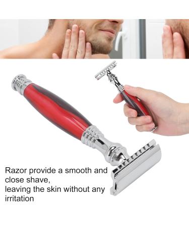 Reusable Safety Razor - Long Handle Double-Edged Shaving for Men & Women | Eco-Friendly & Clean Shave - Buy Online on GoSupps.com