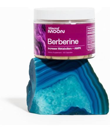 Mineral Moon Premium Berberine Supplement Body Composition, 60 Capsules - with Cissus Quadrangularis & Berberine Phytosome - Supports Overall Wellness - Buy Online on GoSupps.com