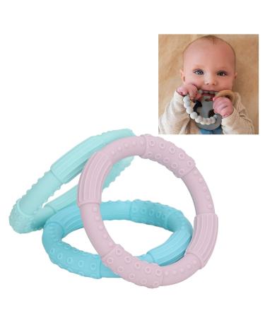Baby Wearable Teething Bracelet - Soft Teething Ring for Home & Travel (Type A) - Buy Online on GoSupps.com