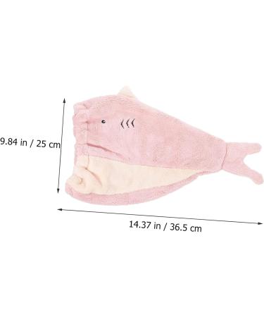 Housoutil 2pcs Dry Hair Cap Shower Cap Hair Absorbent Cap Turban Kids Shower Caps for Girls Hijab for Kids Makeup Towel Kids Headbands Girls Headbands Quick Dry Child Scarf Coral Fleece Pink - Buy Online on GoSupps.com