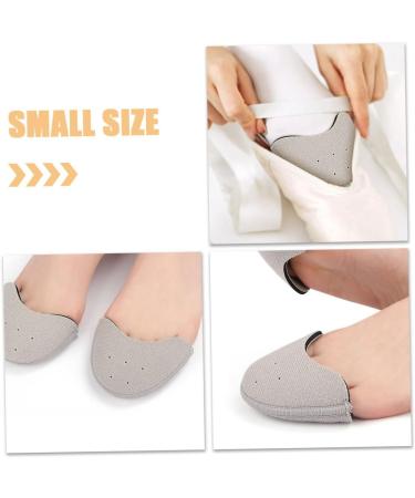 FOMIYES Pointe Ballet Boot Heel Inserts - Toe Protectors & Shoe Pads for Women 2 Pairs Grey - Perfect for High Heels & Dance - Buy Online on GoSupps.com