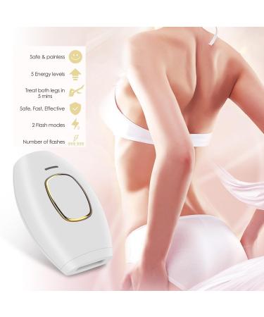 IPL Laser Hair Removal Device for Men & Women - 5 Energy Levels for Face Arms Legs & More - Buy Online on GoSupps.com