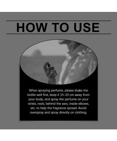 Men's Fragrances Stylish Long Lasting Eau De Parfum Floral Beauty Products Suitable for All Skin Types Gift for Men 7.6x4.4cm Black - Buy Online on GoSupps.com