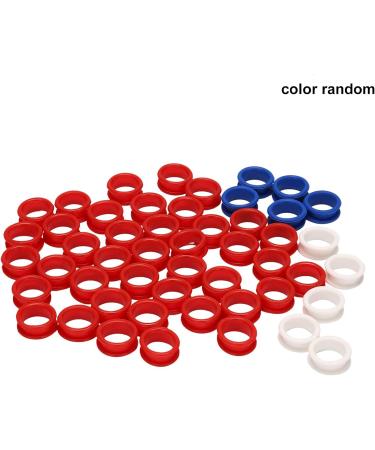jayzee 50 Pieces Silicone Finger Rings for Scissors Adds Hair Cutting Styling Tools Accessories Mixing Colours - Buy Online on GoSupps.com