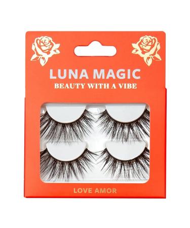 LUNA MAGIC Love Amor Faux Mink Wispy Lashes - 3 Pack | Reusable & Lightweight - Buy Online on GoSupps.com