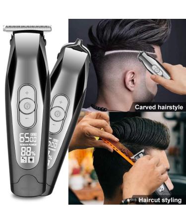 Professional Hair Clippers - Adjustable Speeds LED Electric Hair Trimmer Rechargeable Haircut Tool for Barbers - International Shipping Available - Buy Online on GoSupps.com