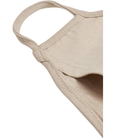 Urban Classics Unisex Cotton Face Mask 2-Pack - Everyday Masks in Sand - One Size - International Shipping Available - Buy Online on GoSupps.com