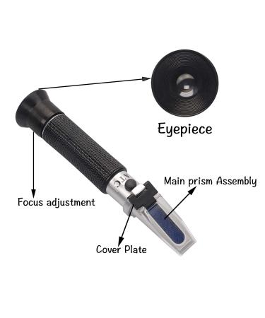 Premium Salinity Refractometer for Marine Reef Tank Testing - Dual Scale 0-100ppt & 1.000-1.070 S.G - Buy Online on GoSupps.com